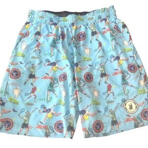 FLOW SOCIETY MENS FLOW TENNIS‎ SHORTS MEDIUM EXCELLENT CONDITION